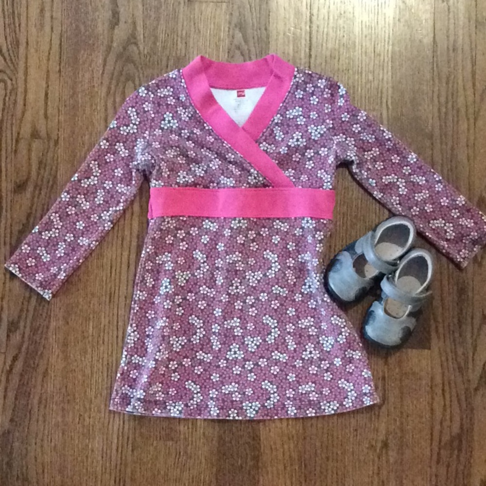 Tea Collection toddler girl floral dress size 4